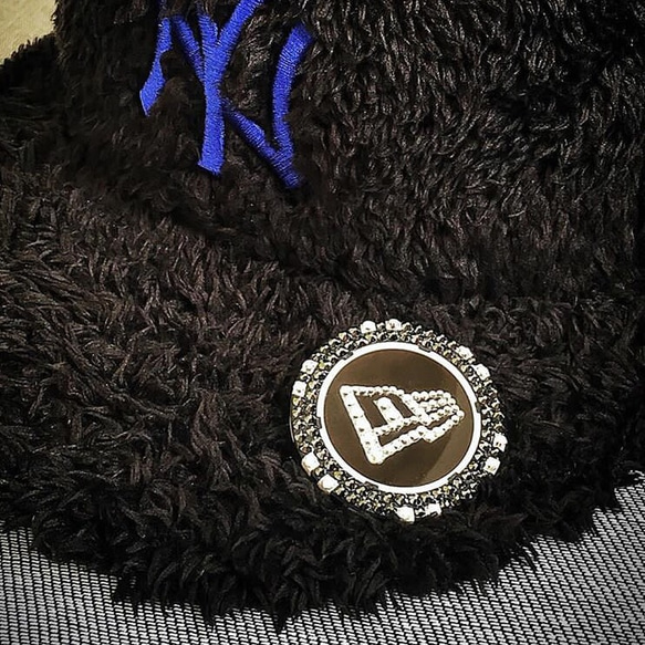 送料無料】NEWERA(ニューエラ) スワロフスキーデコ ゴルフマーカー