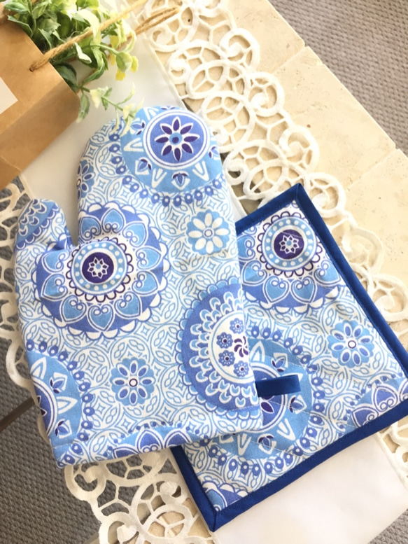 mina perhonen choucho エプロン・鍋つかみ・鍋敷き mina perhonen choucho エプロン・鍋つかみ・鍋敷き mina perhonen