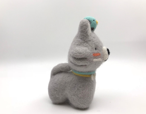 羊毛氈小鳥WOOF  Needle Felted Birdie WOOF 第4張的照片