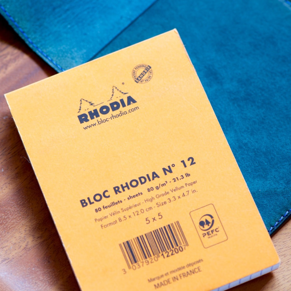 ロディアNo.12 カバー　カラーオーダー 9枚目の画像