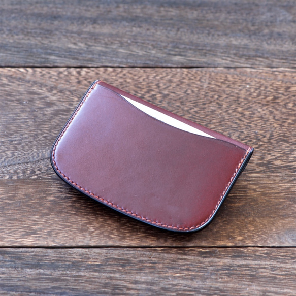 ふっくらした革の名刺入れ　 4枚目の画像