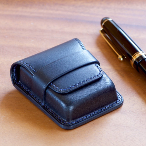 再値下げしました】PILOT 万年筆 青 レザーケース付き