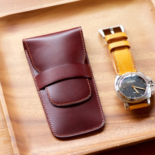 パネライ47mm専用 携帯用ケース カラーオーダー その他ケース 革