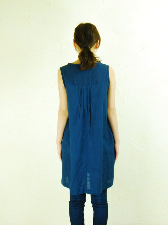 pintuck sleeveless pullover/ao 5枚目の画像