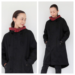 vintage barochi  mods coat 2020 / black / no5 3枚目の画像