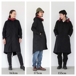 vintage barochi  mods coat 2020 / black / no5 4枚目の画像