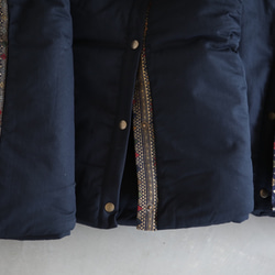 Hukatto vest / deep navy 2枚目の画像