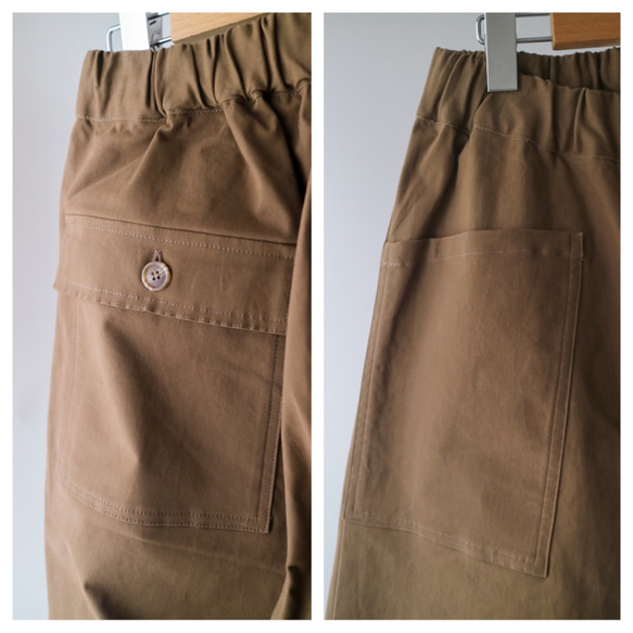 Baker pants Ⅱ / russet brown 3枚目の画像