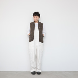 Ojisan vest Women size / brown 4枚目の画像