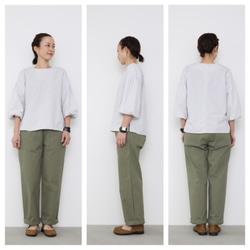 4lines blouse / off white 3枚目の画像