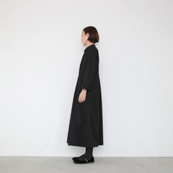 Pintucked dress op / black 6枚目の画像