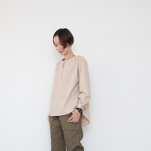 Sanada shirts / Ecru Beige 1枚目の画像