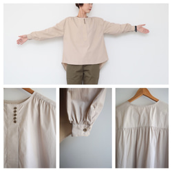 Sanada shirts / Ecru Beige 3枚目の画像