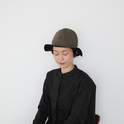 Mountain reversible hat / black × khaki 57cm 2枚目の画像