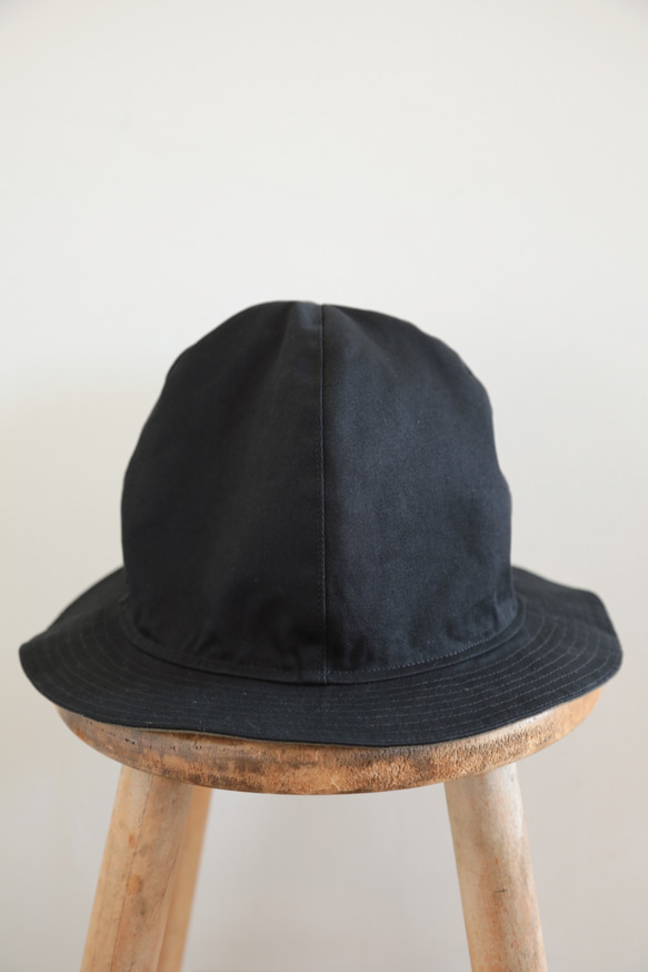 Mountain reversible hat / black × khaki 57cm 5枚目の画像