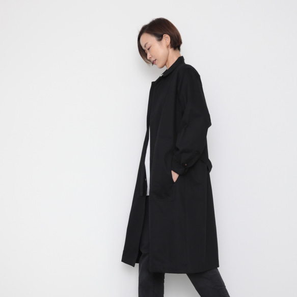 Gentleman's coat / black 1枚目の画像