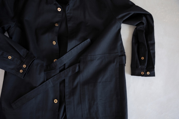Gentleman's coat / black 4枚目の画像