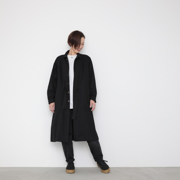 Gentleman's coat / black 6枚目の画像