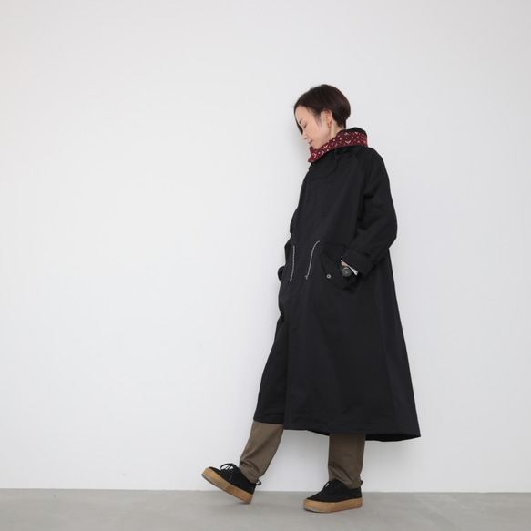 Vintage barochi  Mods coat  / black 5枚目の画像