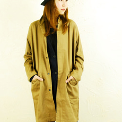 ojisan coat / brown 2枚目の画像