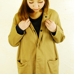 ojisan coat / brown 4枚目の画像
