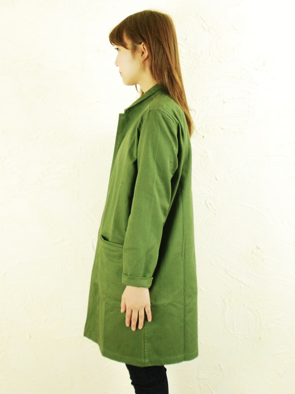 ojisan coat / green 2枚目の画像