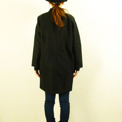 ojisan coat / black denim 5枚目の画像