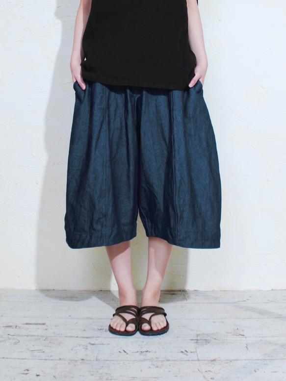 majic pants /blue denim 2枚目の画像