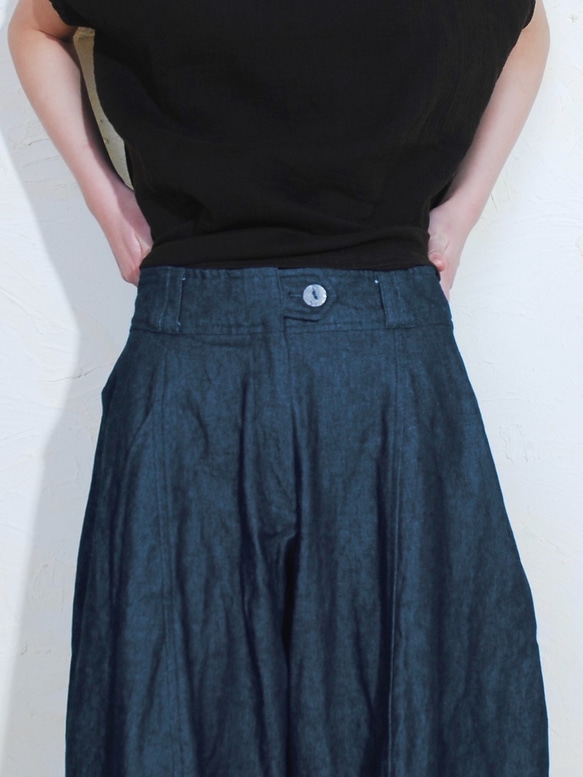 majic pants /blue denim 5枚目の画像