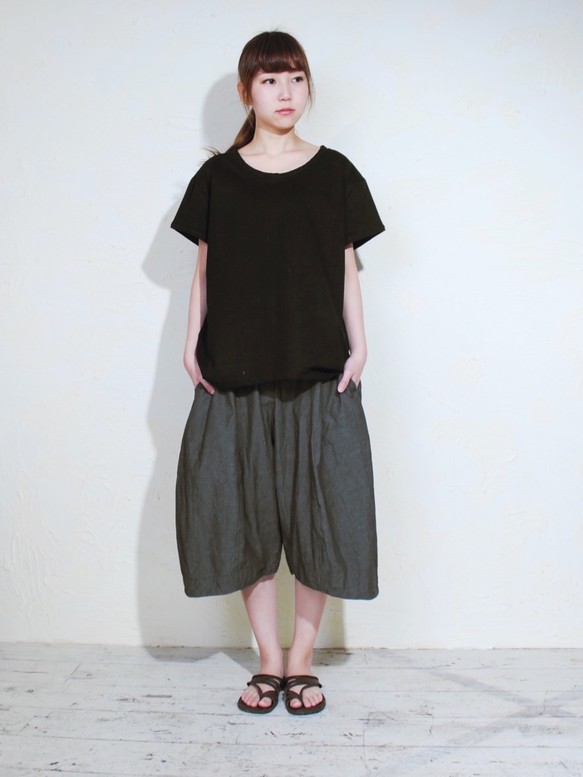 majic pants /gray denim 1枚目の画像