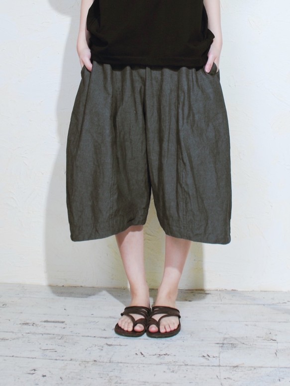 majic pants /gray denim 2枚目の画像