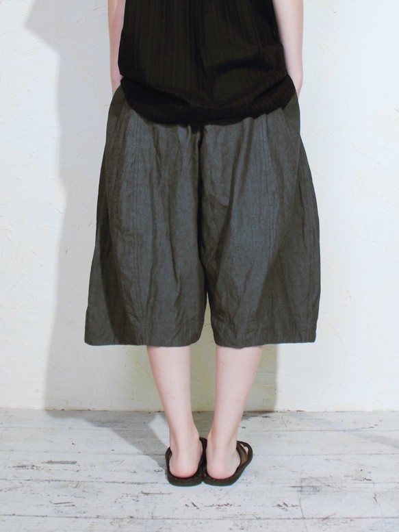 majic pants /gray denim 4枚目の画像