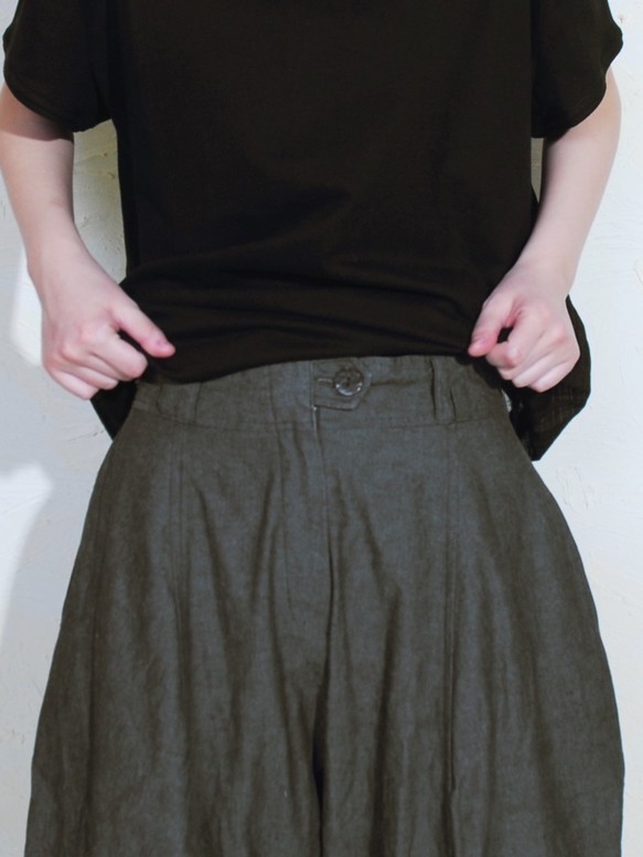 majic pants /gray denim 5枚目の画像