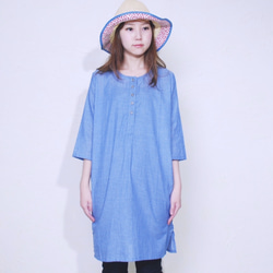 prince pullover / sky blue 2枚目の画像