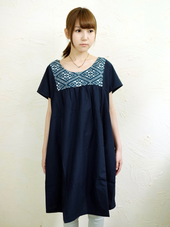 lao one-piece / navy nn-1 1枚目の画像