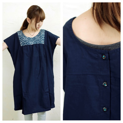 lao one-piece / navy nn-1 6枚目の画像