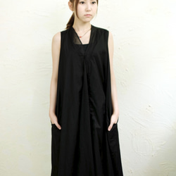 Chiangmai dress/black 1枚目の画像