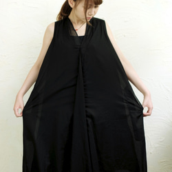 Chiangmai dress/black 4枚目の画像