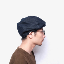 mushroom cap / dark denim/ size59cm 3枚目の画像