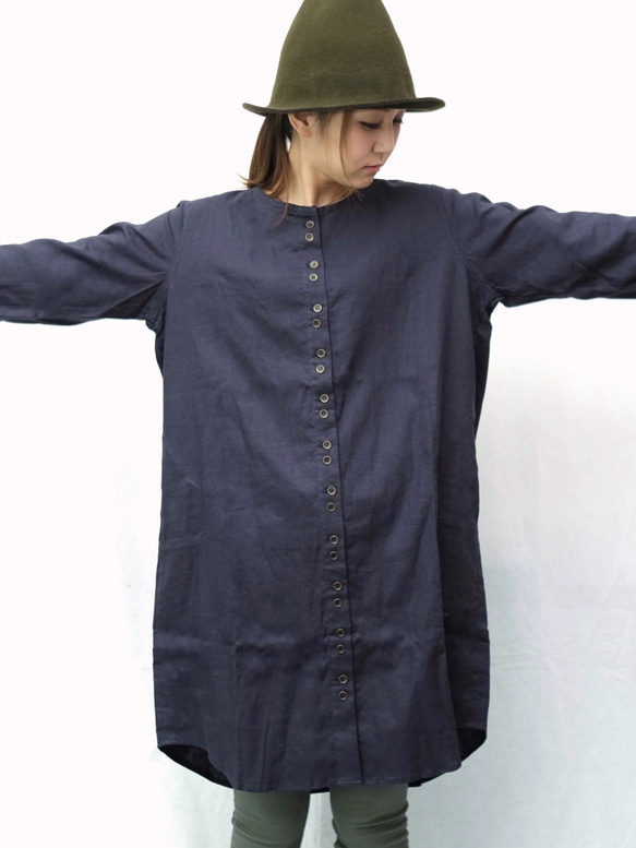 booooton onepiece/navy 6枚目の画像