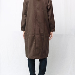 ojisan coat /brown 5枚目の画像