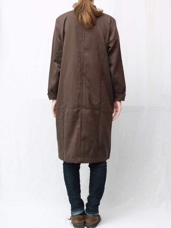 ojisan coat /brown 5枚目の画像