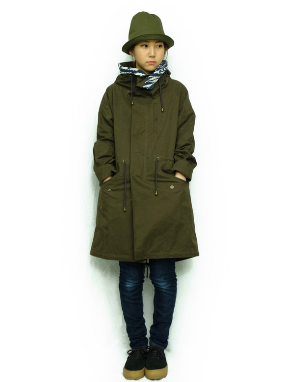 Lao mods coat / khaki　 2枚目の画像