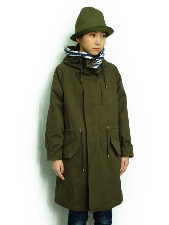 Lao mods coat / khaki　 3枚目の画像