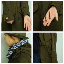 Lao mods coat / khaki　 4枚目の画像