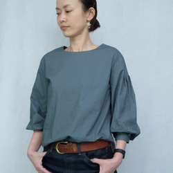 4lines blouse/green 1枚目の画像