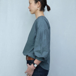 4lines blouse/green 4枚目の画像