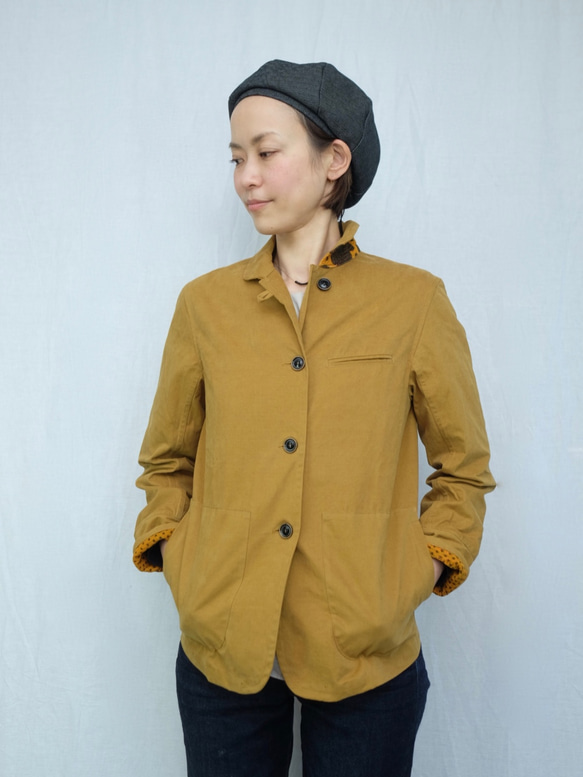 kanta jacket / turmeric 1枚目の画像