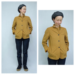 kanta jacket / turmeric 3枚目の画像