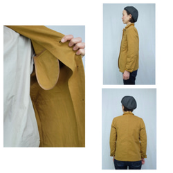 kanta jacket / turmeric 4枚目の画像